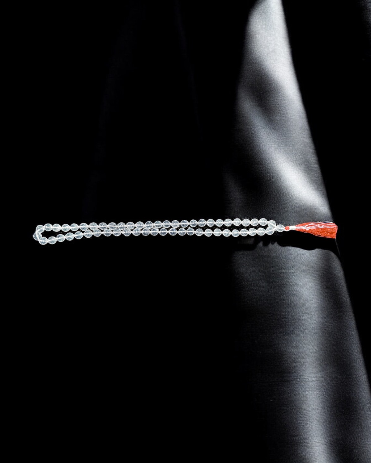 Sphatik Diamond Cutting Mala – 10 MM - Image 4