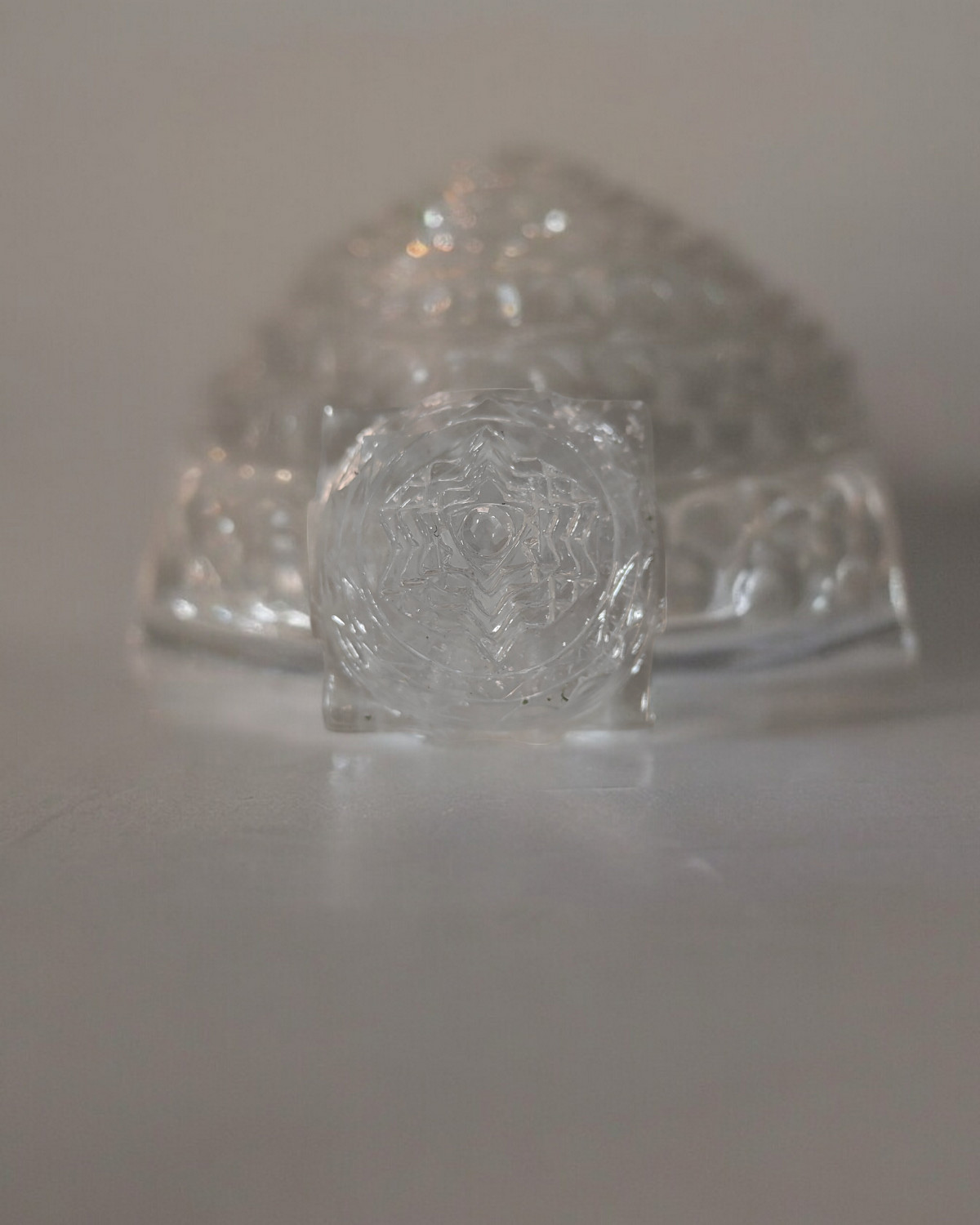 Sphatik Shree Yantra - Large Size - Image 6