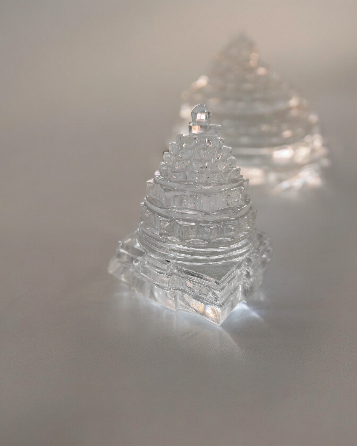 Sphatik Shree Yantra - Medium Size - Image 4