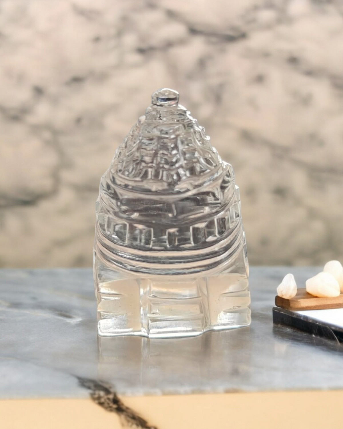 Sphatik Shree Yantra - Small Size - Image 4