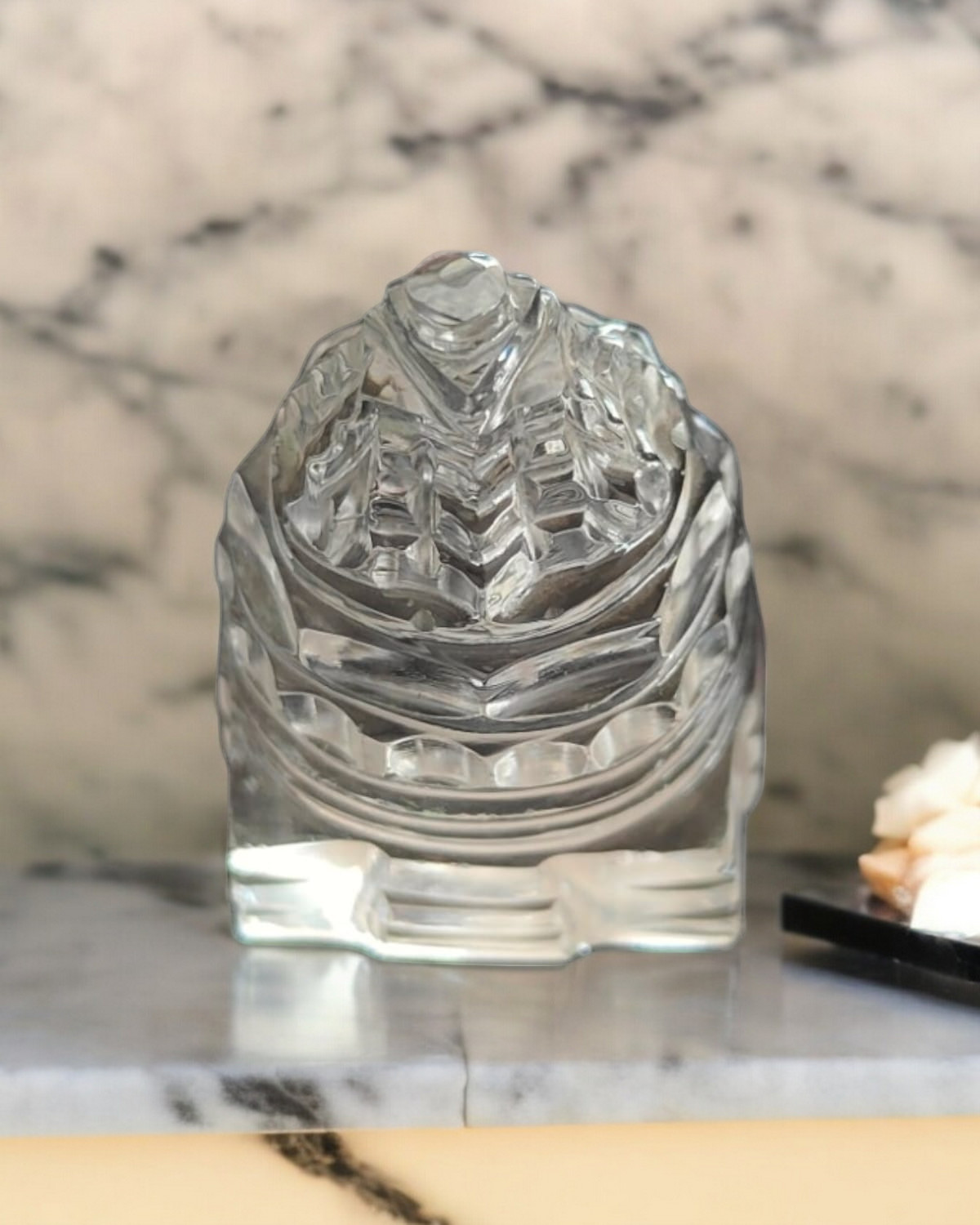 Sphatik Shree Yantra - Small Size - Image 5