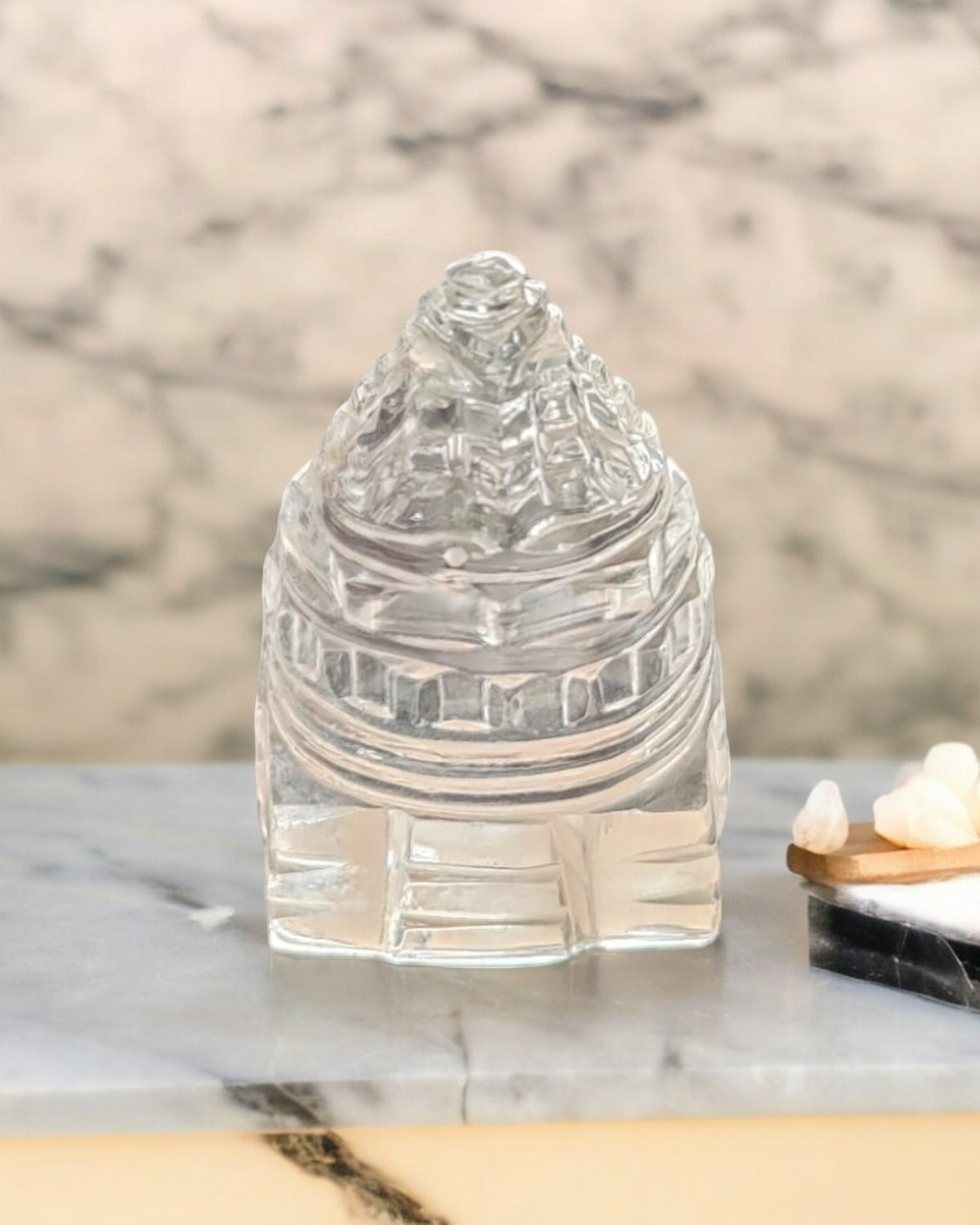 Sphatik Shree Yantra - Small Size